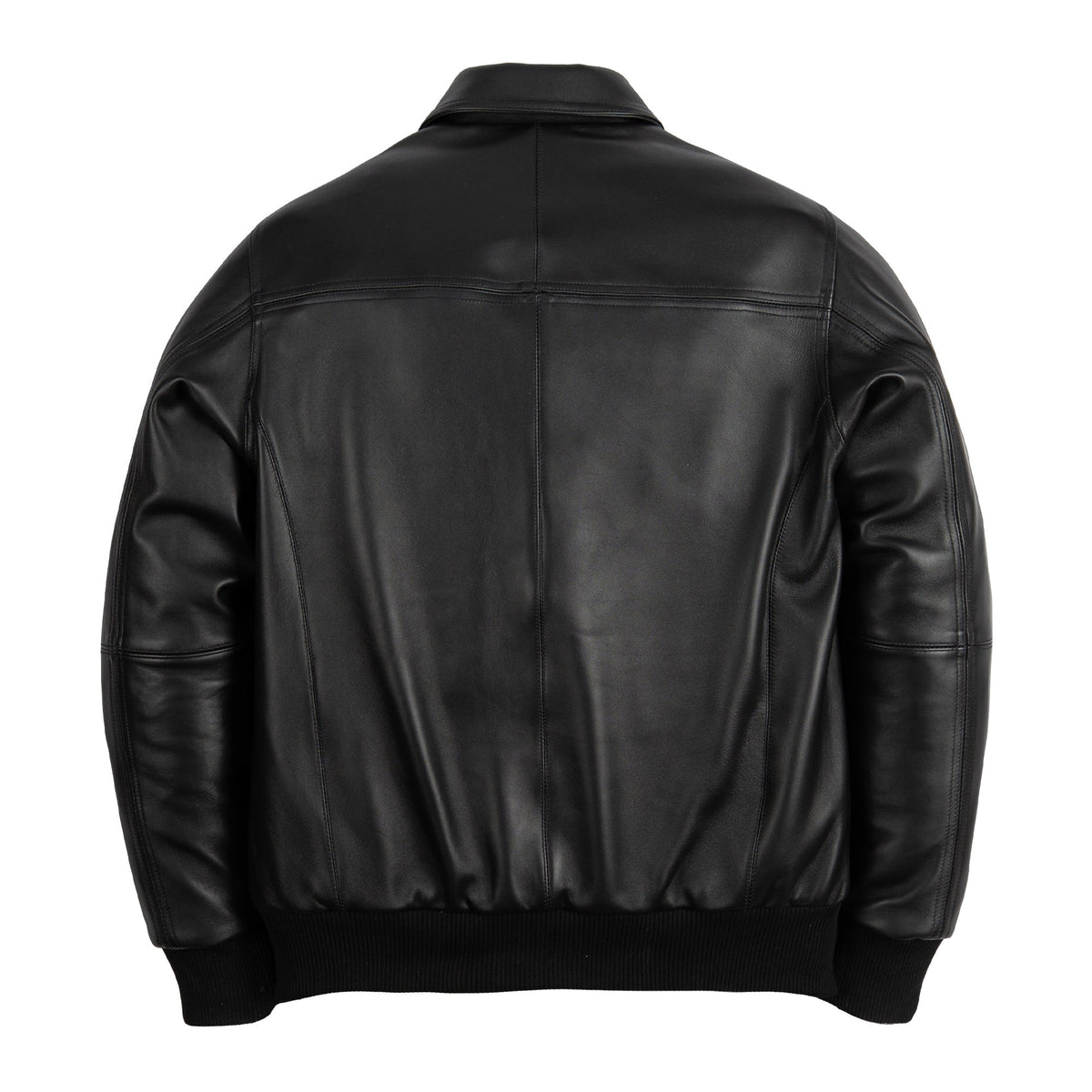 Pelle Pelle Basic Corded Leather Jacket - Black
