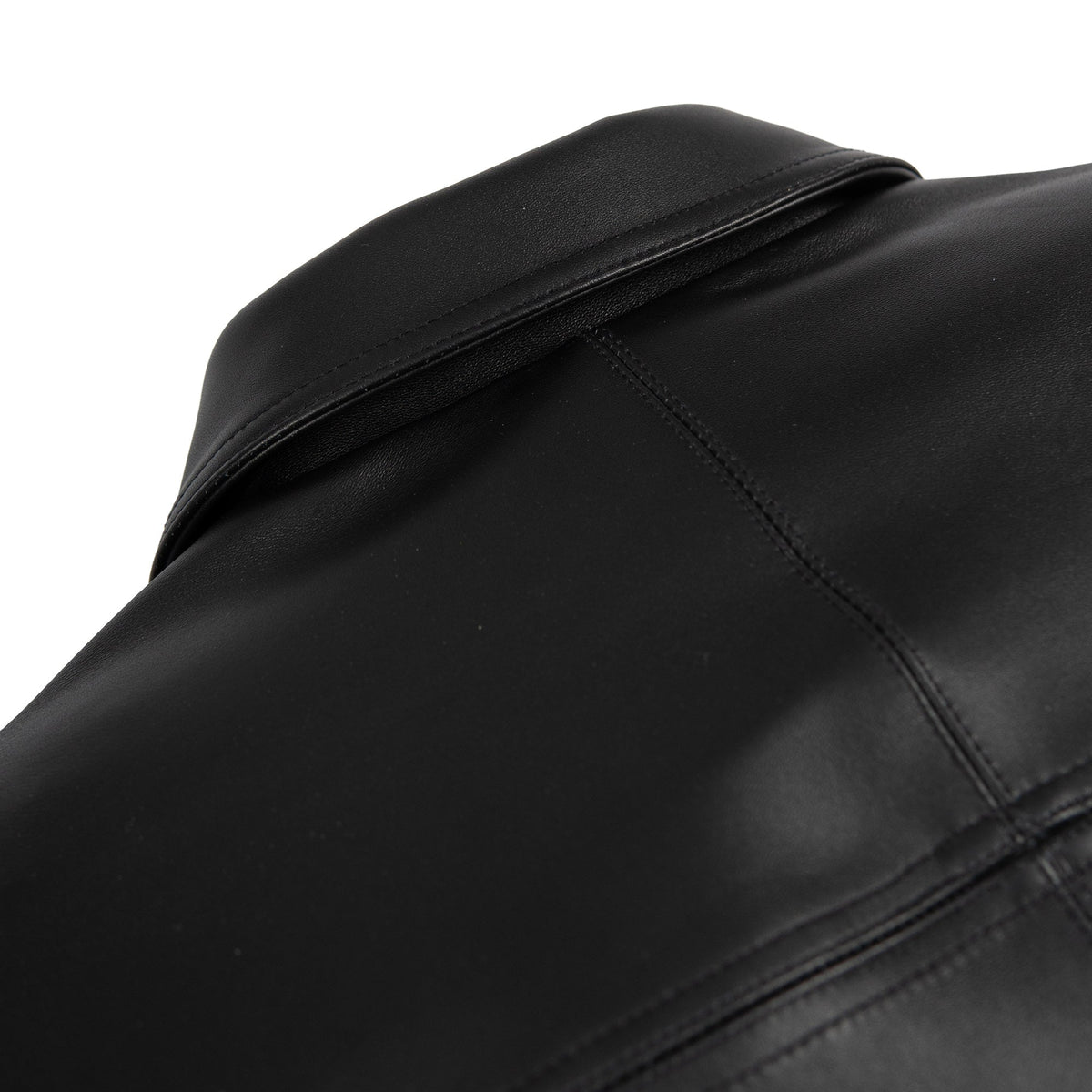Pelle Pelle Basic Corded Leather Jacket - Black