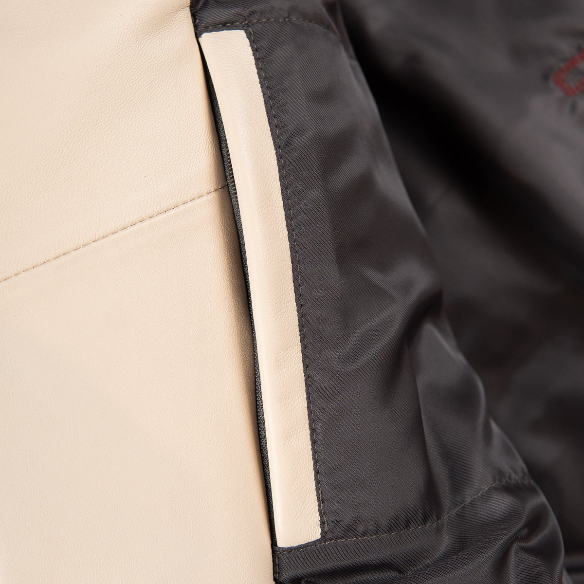Pelle Pelle "Unrivaled Anniversary" Studs & Rhinestones Jacket - Ivory