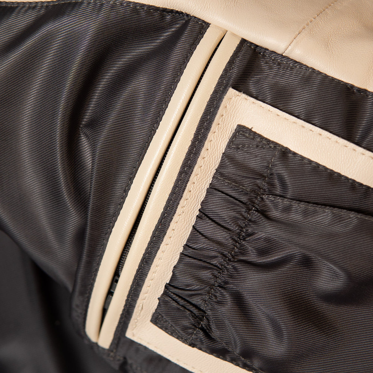 Pelle Pelle "Unrivaled Anniversary" Studs & Rhinestones Jacket - Ivory