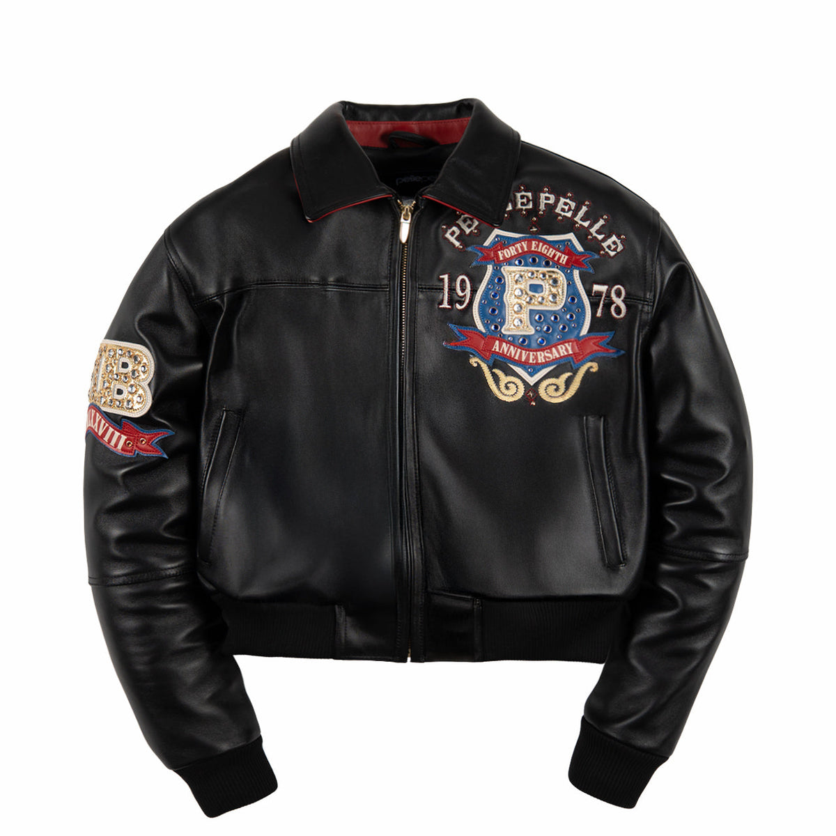 Pelle Pelle Women's "Unrivaled Anniversary" Studs & Rhinestones Jacket