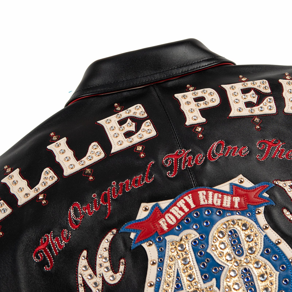 Pelle Pelle Women's "Unrivaled Anniversary" Studs & Rhinestones Jacket