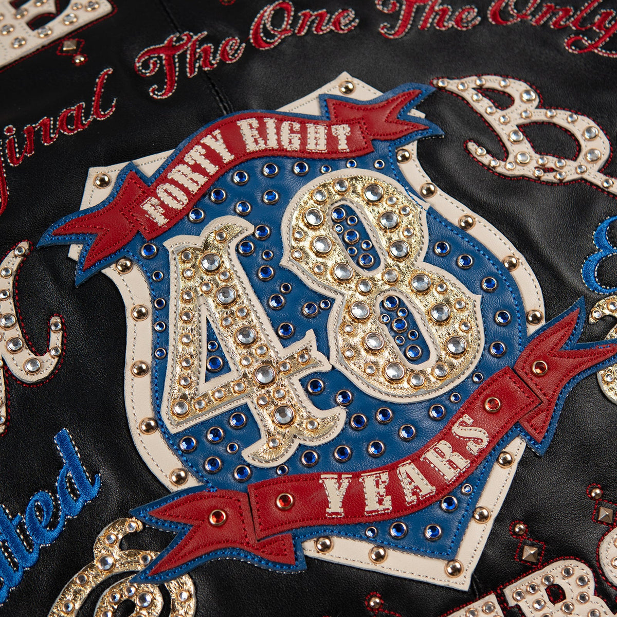 Pelle Pelle Women's "Unrivaled Anniversary" Studs & Rhinestones Jacket