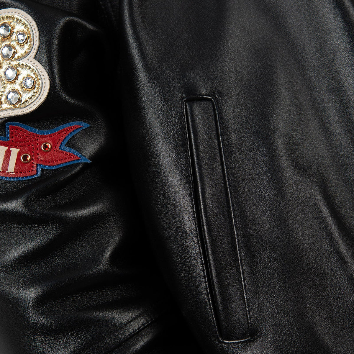 Pelle Pelle Women's "Unrivaled Anniversary" Studs & Rhinestones Jacket