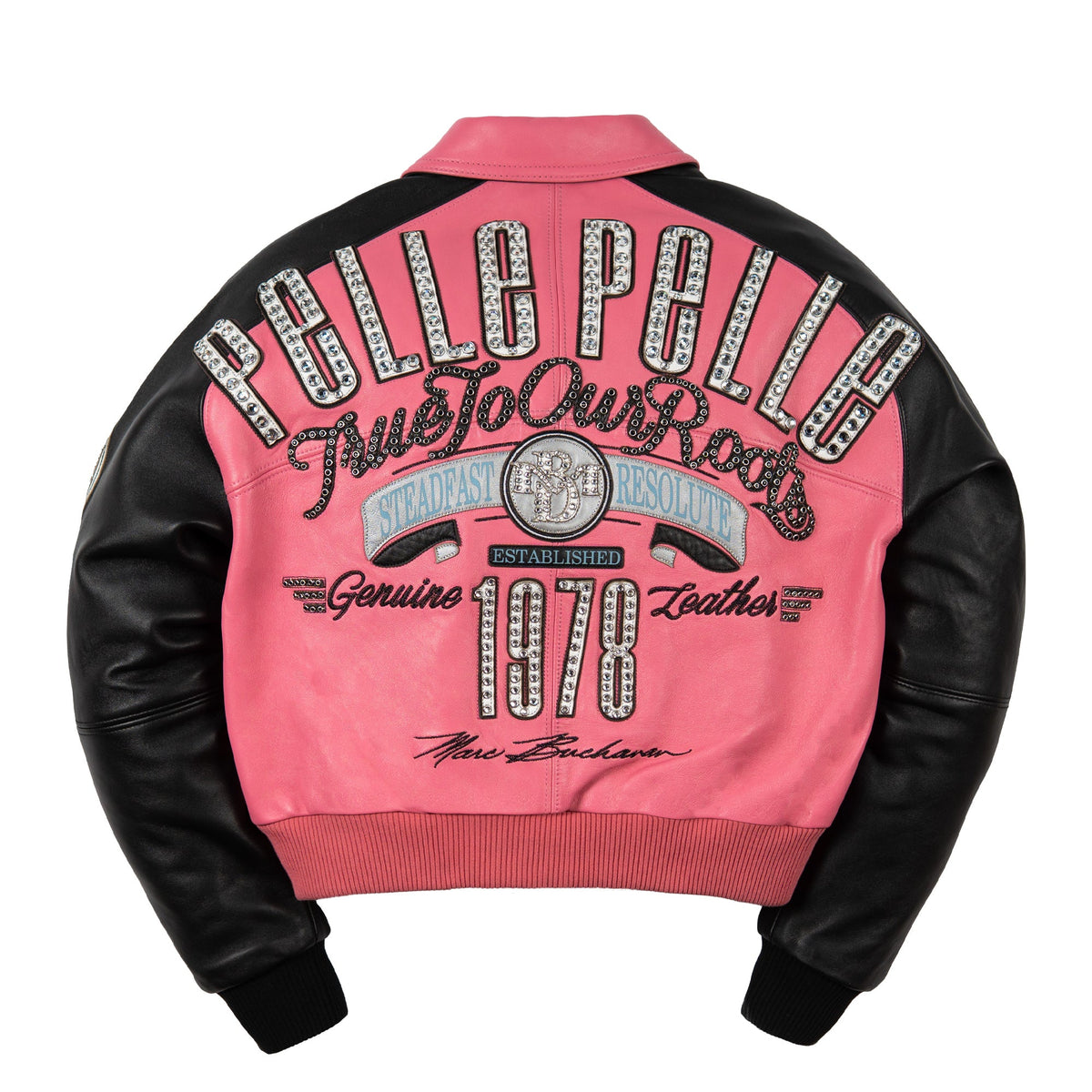 Pelle Pelle Women's "True to Our Roots" Rhinestone Leather Jacket