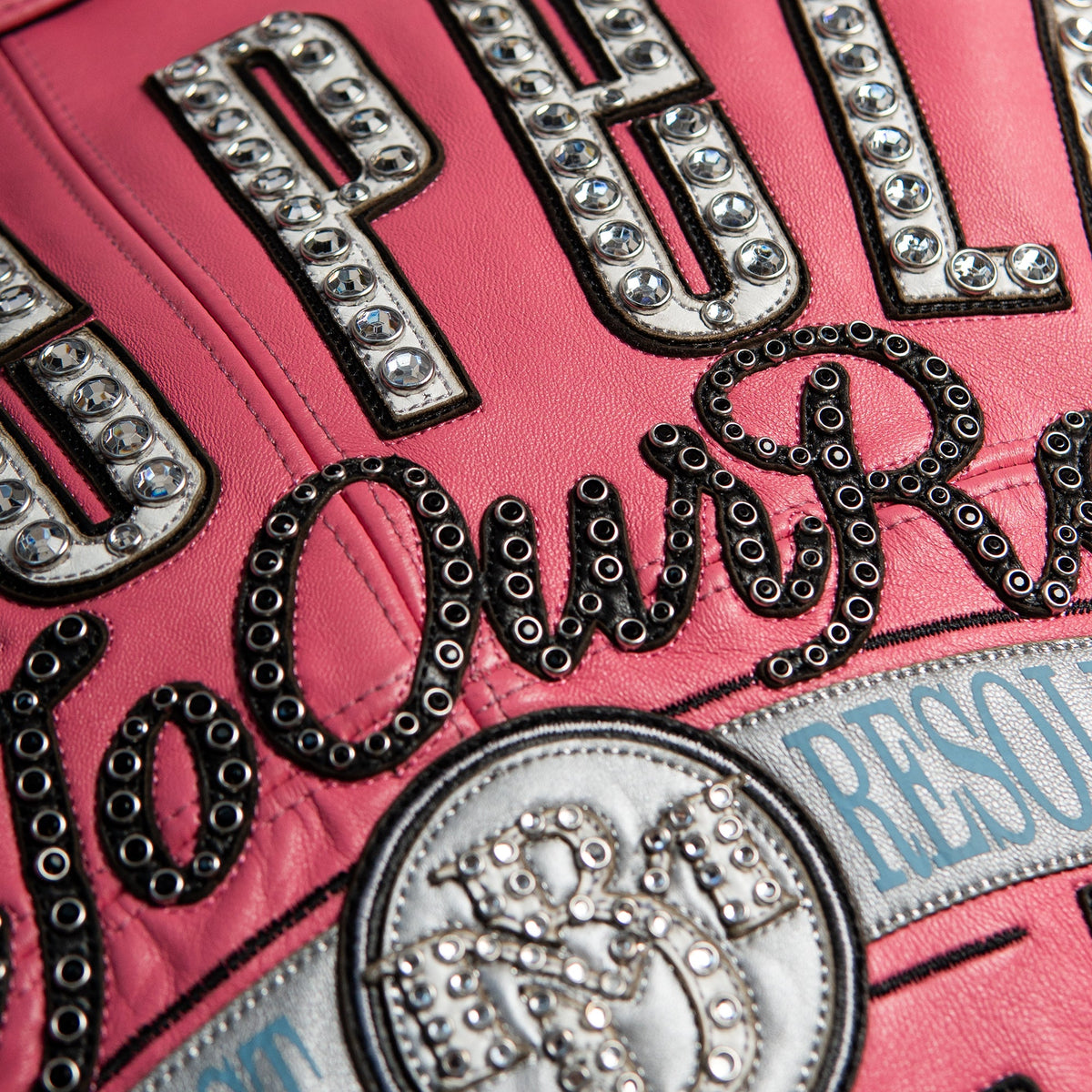 Pelle Pelle Women's "True to Our Roots" Rhinestone Leather Jacket