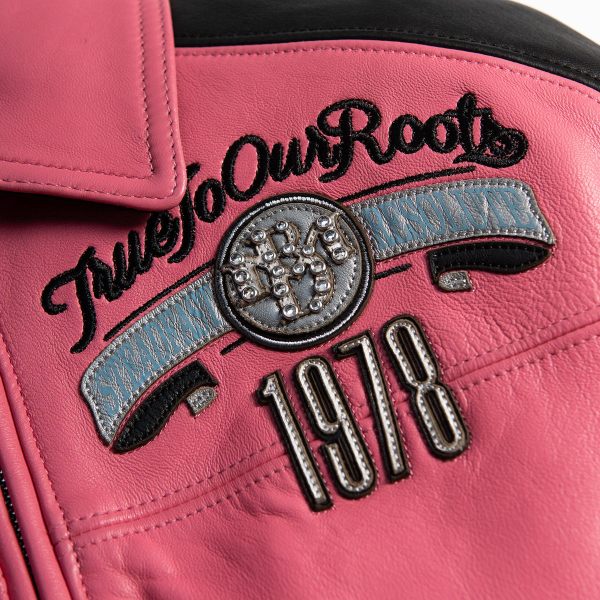 Pelle Pelle Women's "True to Our Roots" Rhinestone Leather Jacket