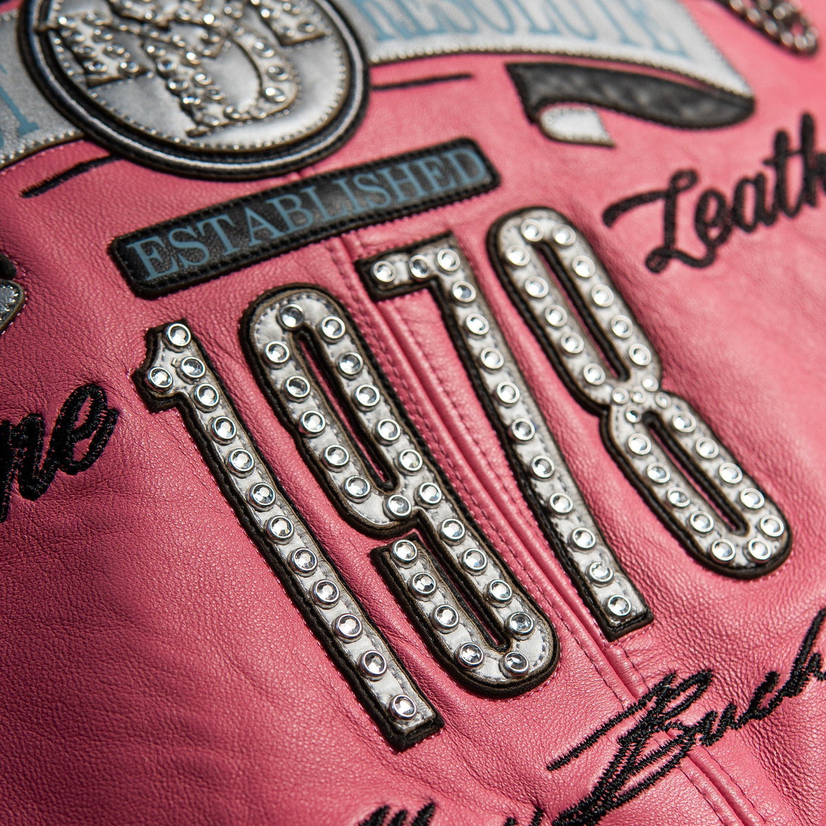 Pelle Pelle Women's "True to Our Roots" Rhinestone Leather Jacket