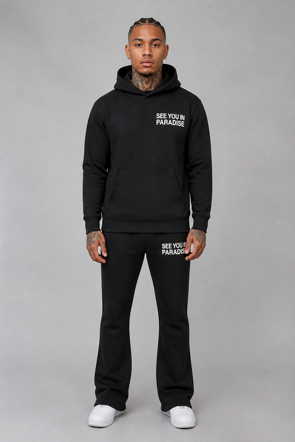 See You in Paradise Wingspan Jogging Suit - Oreo