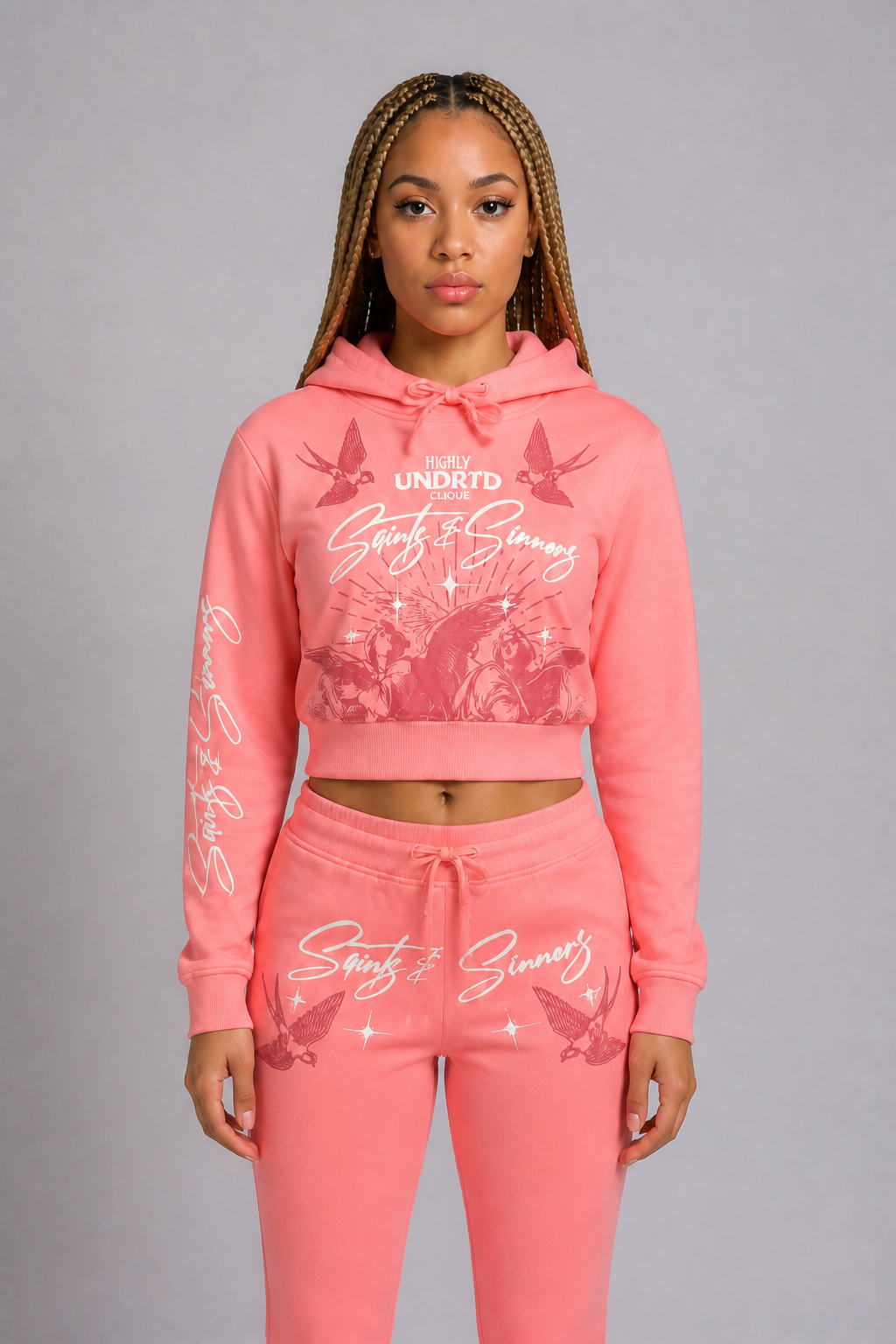 Highly Undtrd Women's "Saint and Sinners" Jogging Set