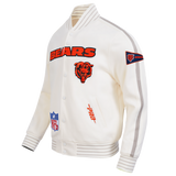 Pro Standrard Bears Gameday Double Knit Retro Jacket - Eggshell