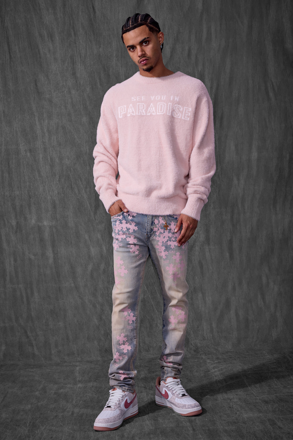 See You In Paradise Plush Crewneck Sweater