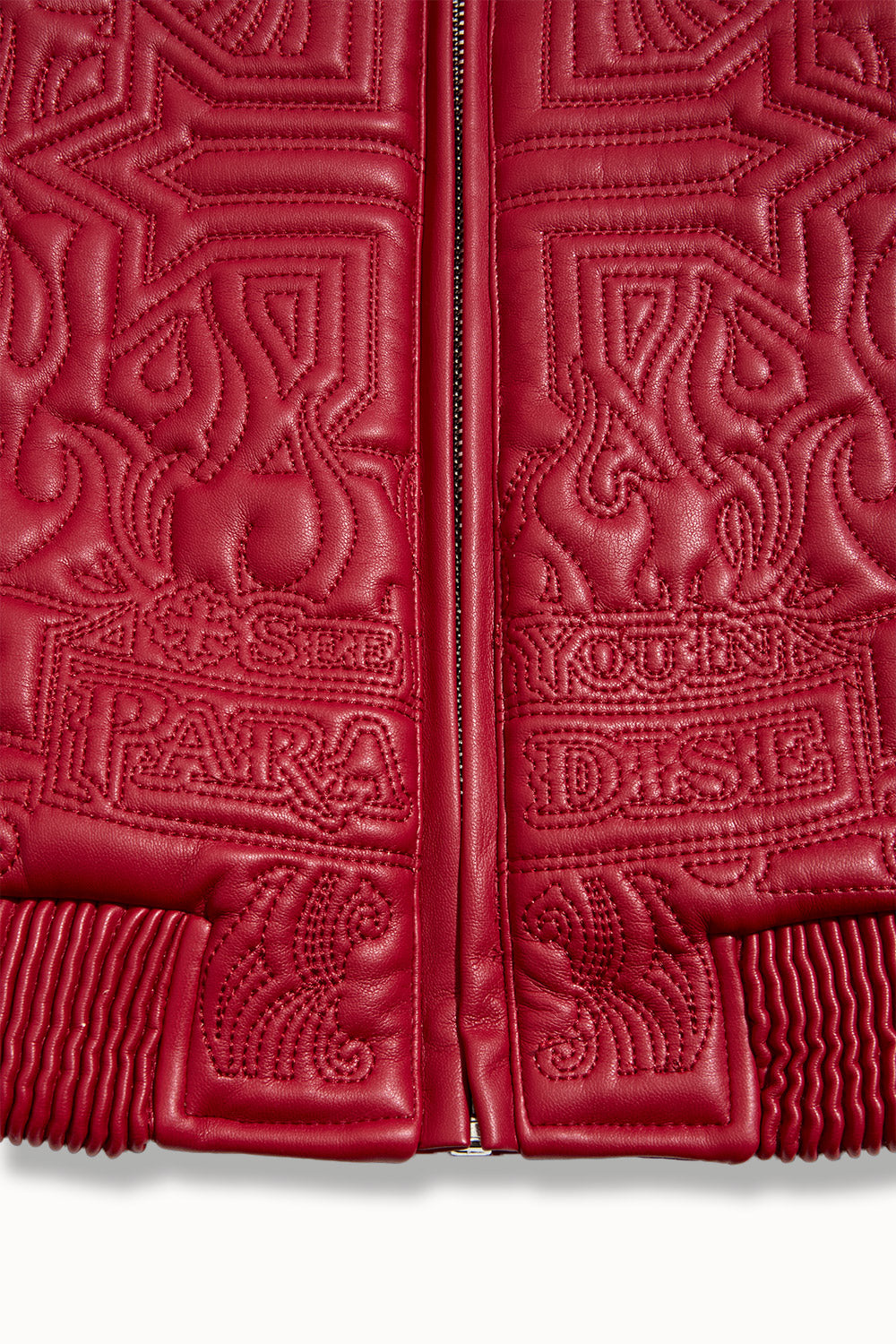 See You In Paradise Kids "Sinister" Leather Bomber Jacket