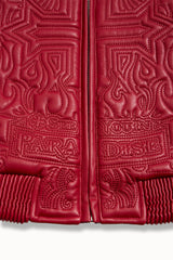 See You In Paradise Kids "Sinister" Leather Bomber Jacket