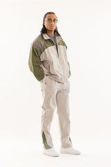 Kindred Rhinestone Nylon Track Suit