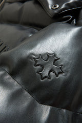 See You In Paradise "The Wild One" Puffer Leather Jacket