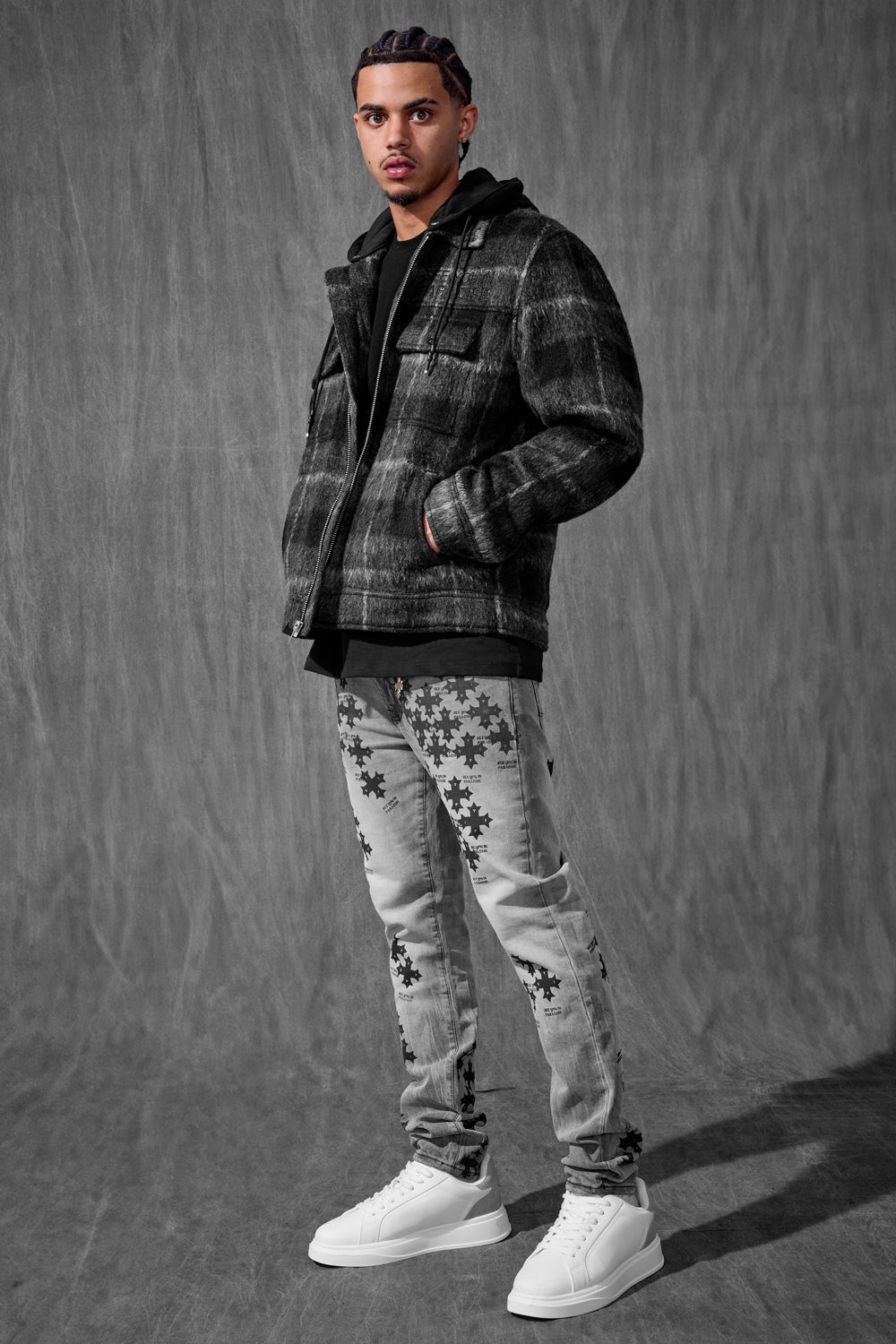 See You In Paradise Flannel Hooded Shacket