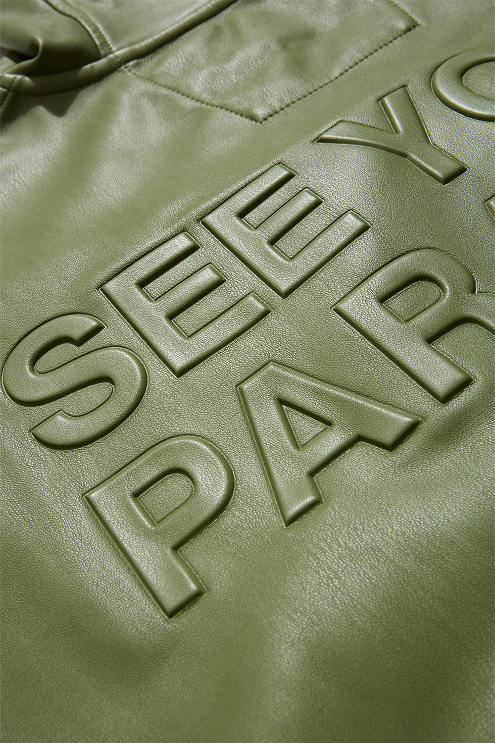 See You In Paradise Leather Hoodie Separate