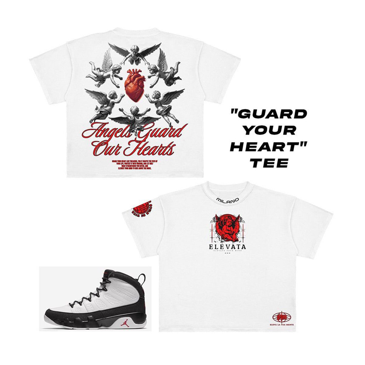 Premium Milano "Guard Your Heart" Crewneck Graphic Tee