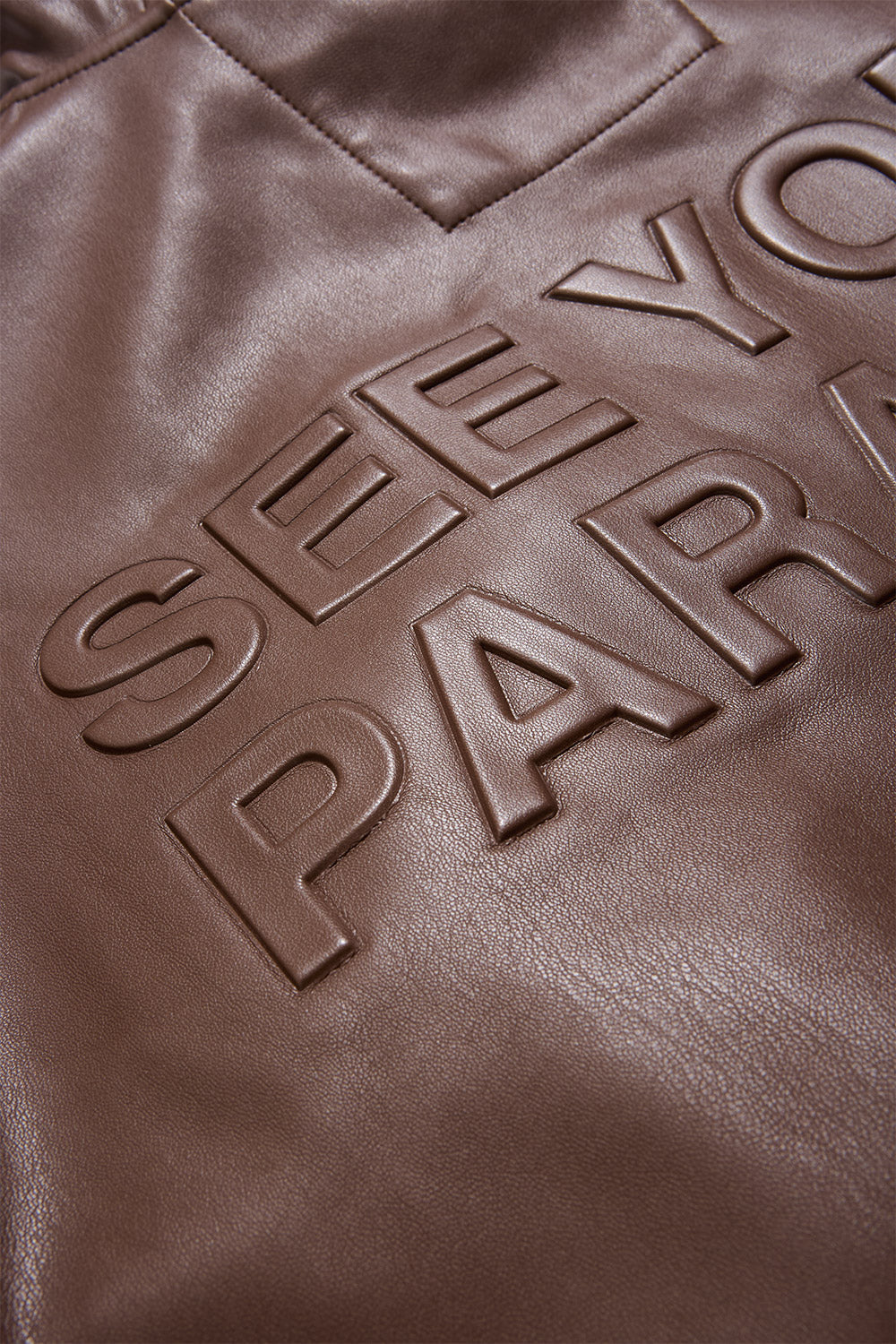 See You In Paradise Leather Hoodie Separate