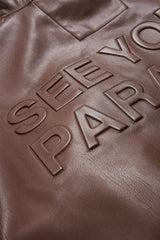 See You In Paradise Leather Hoodie Separate