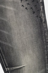 RTA Bryant Skinny Jean - Ash Storm Cross