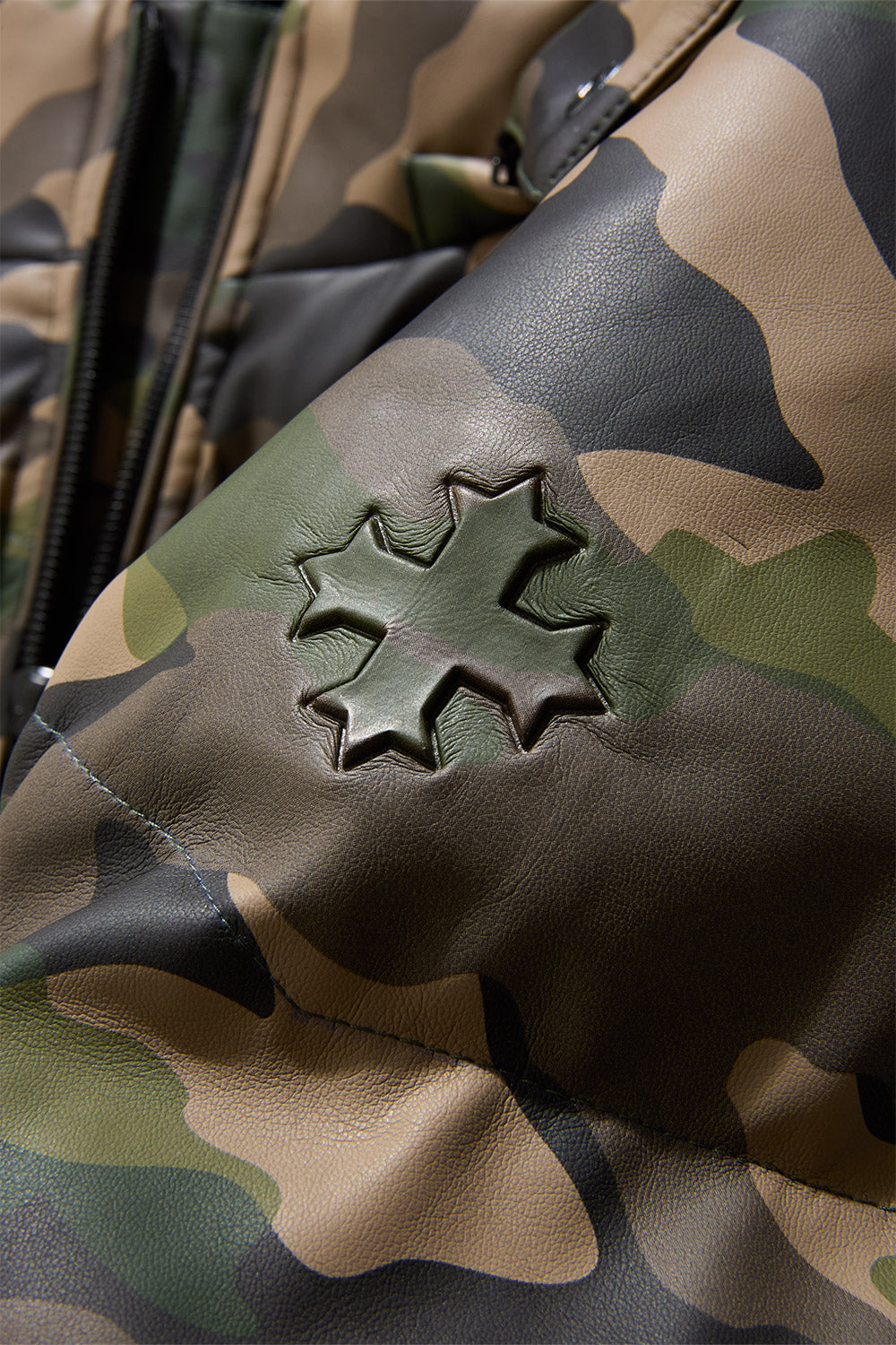 See You In Paradise "The Wild One" Puffer Leather Jacket