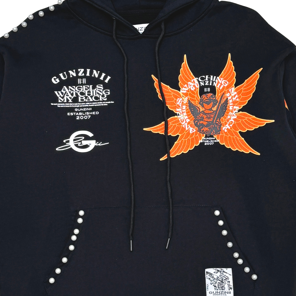 Gunzinii "Angels Watching" French Terry Hoodie