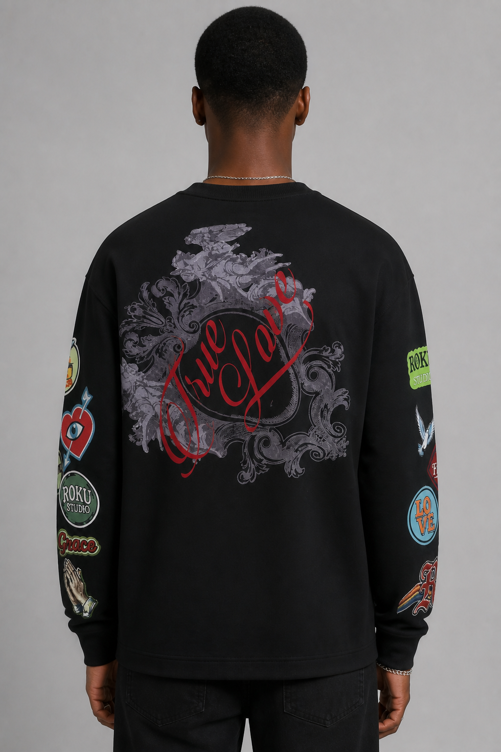 Roku Studio "Devotion" Faded Crewneck