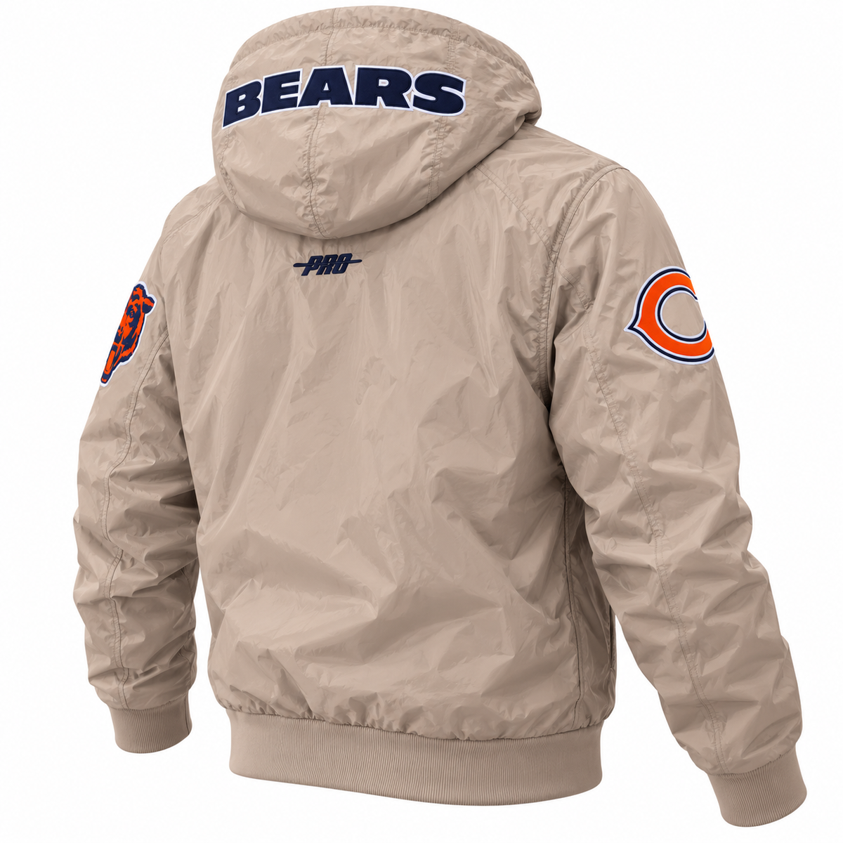 Pro Standard Bears Windbreaker Zip-up Jacket - Khaki
