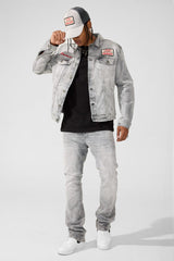 Jordan Craig "Local Dealer" Rhinestone Trucker Denim  Jacket