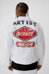 Jordan Craig "Local Dealer" Rhinestone Trucker Denim  Jacket