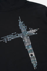 RTA Jordan Black Circuit Cross Hoodie