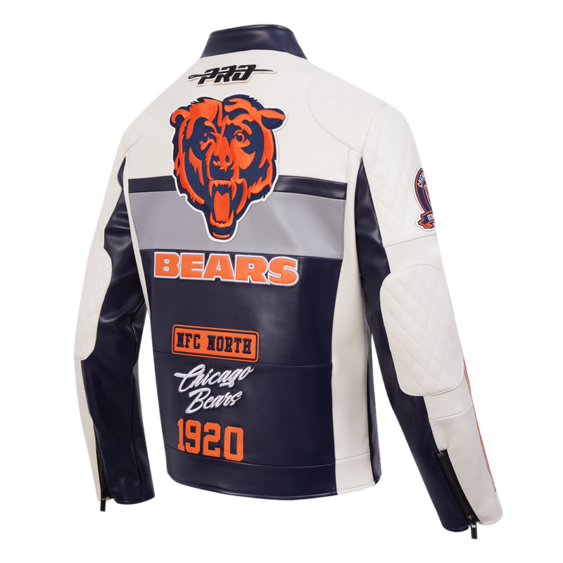 Pro Standard Bears Motto Leather Jacket