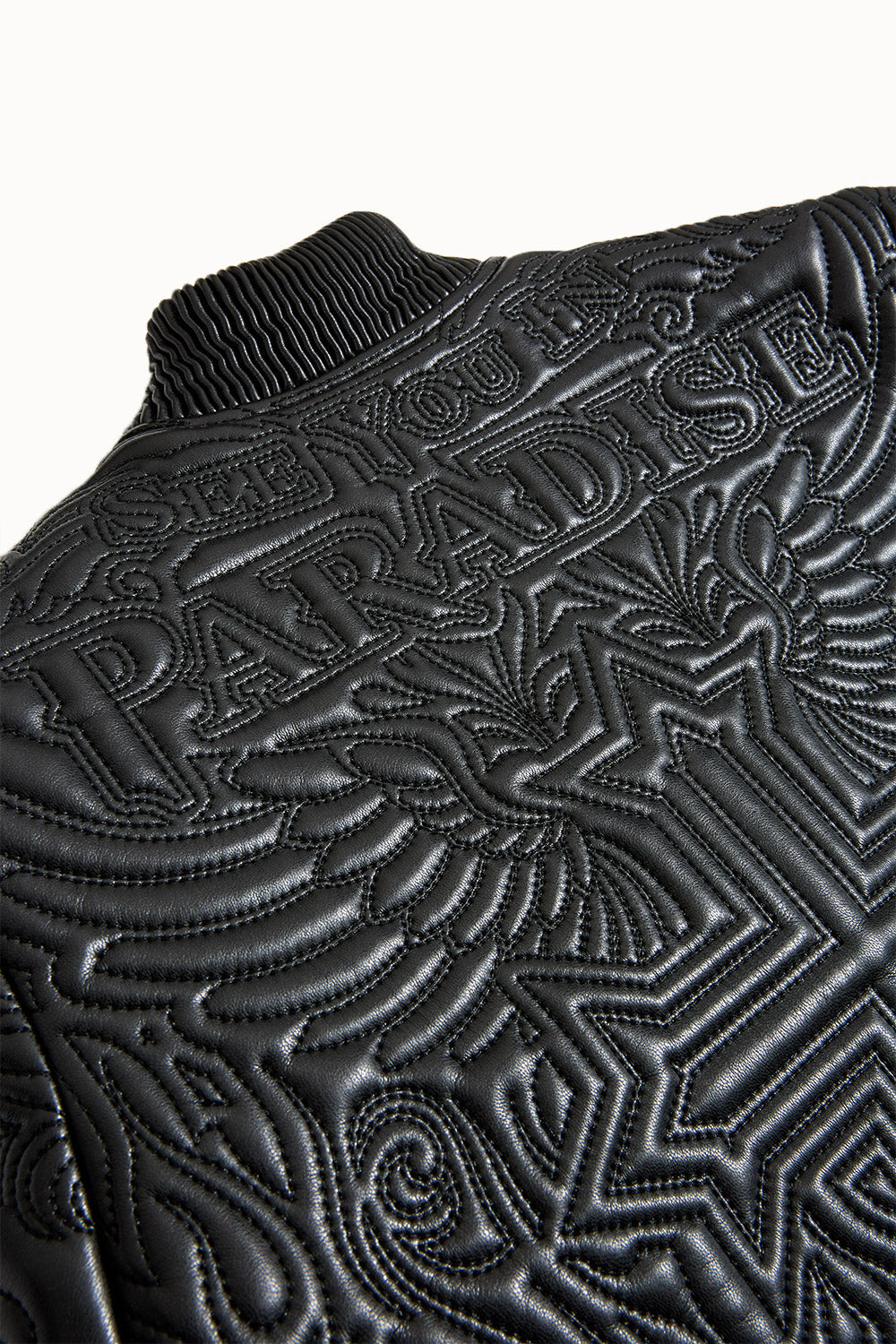 See You In Paradise Kids "Sinister" Leather Bomber Jacket