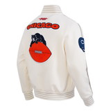 Pro Standrard Bears Gameday Double Knit Retro Jacket - Eggshell