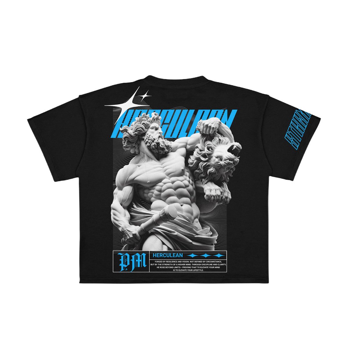 Premium Milano "Herculean Strength" Crewneck Graphic Tee