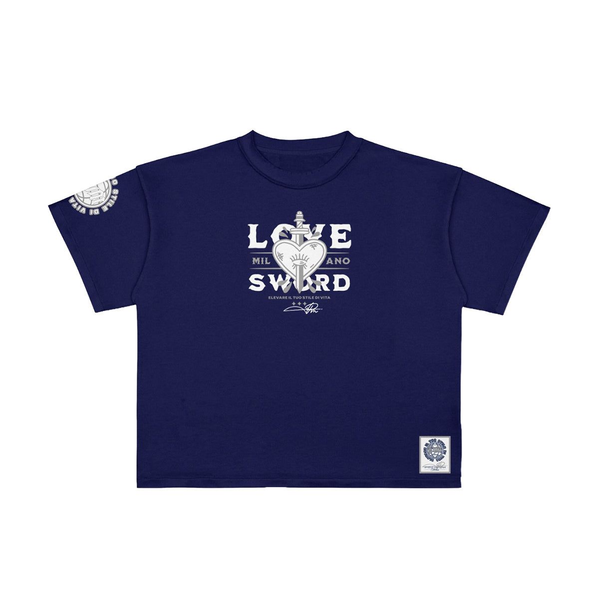 Premim Milano "Love Sword" Crewneck Graphic Tee