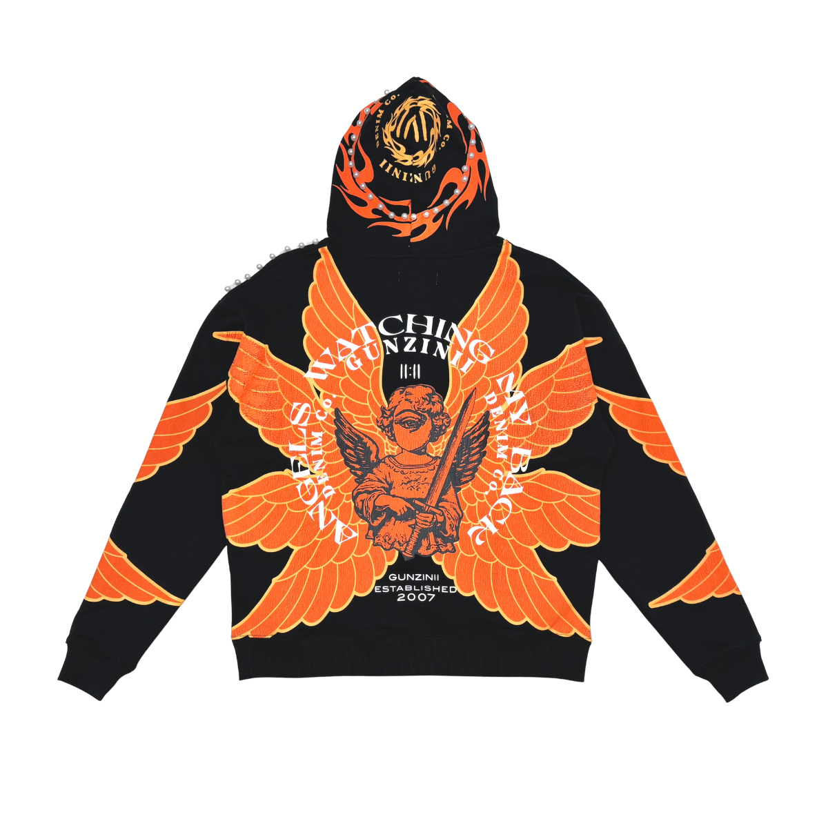 Gunzinii "Angels Watching" French Terry Hoodie