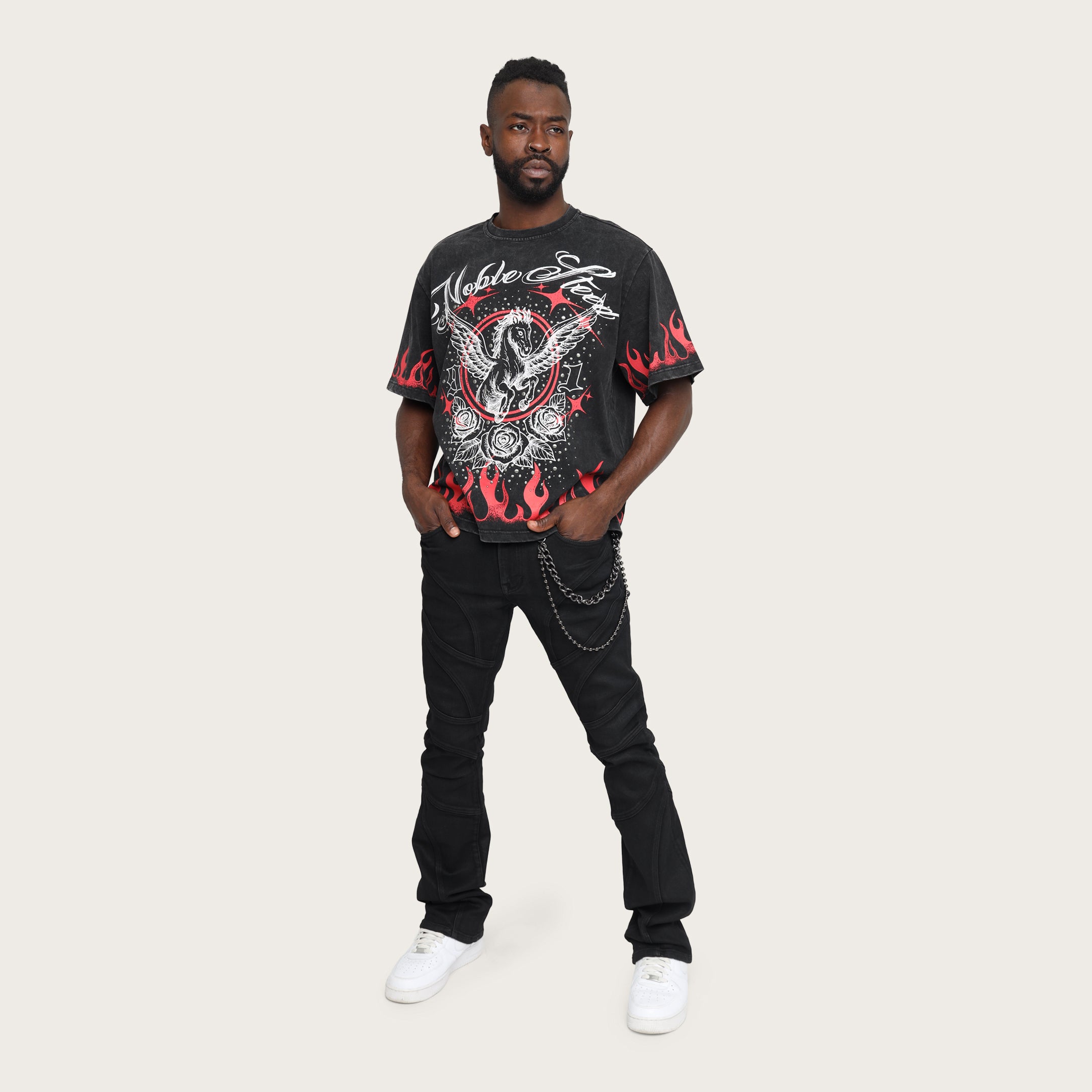 Smoke Rise "Engineered" Stacked Pants