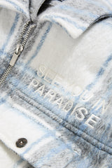 See You In Paradise Flannel Hooded Shacket