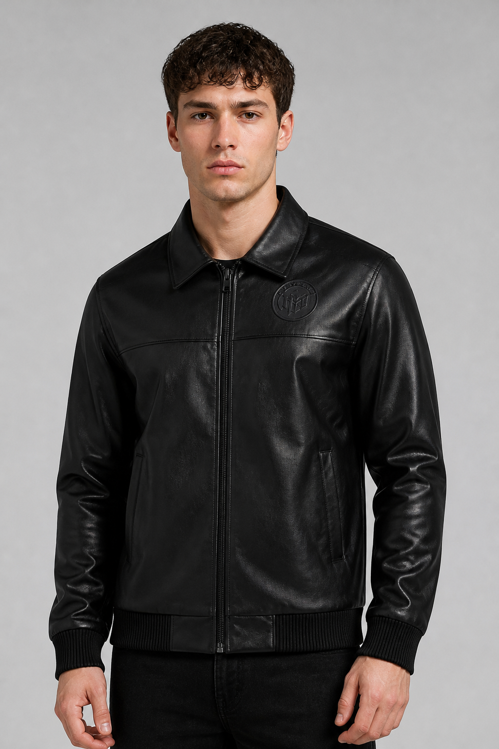 Makobi "Azzuri" PU Leather Jacket
