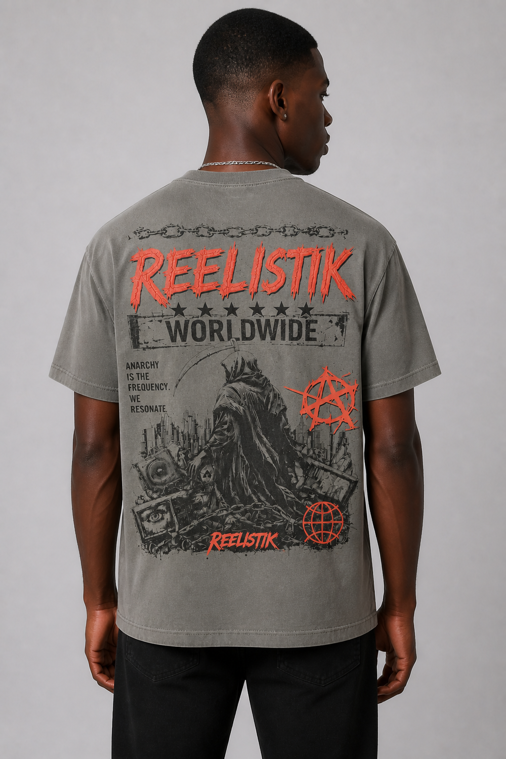 Reelistik "World Anarchy" Tee