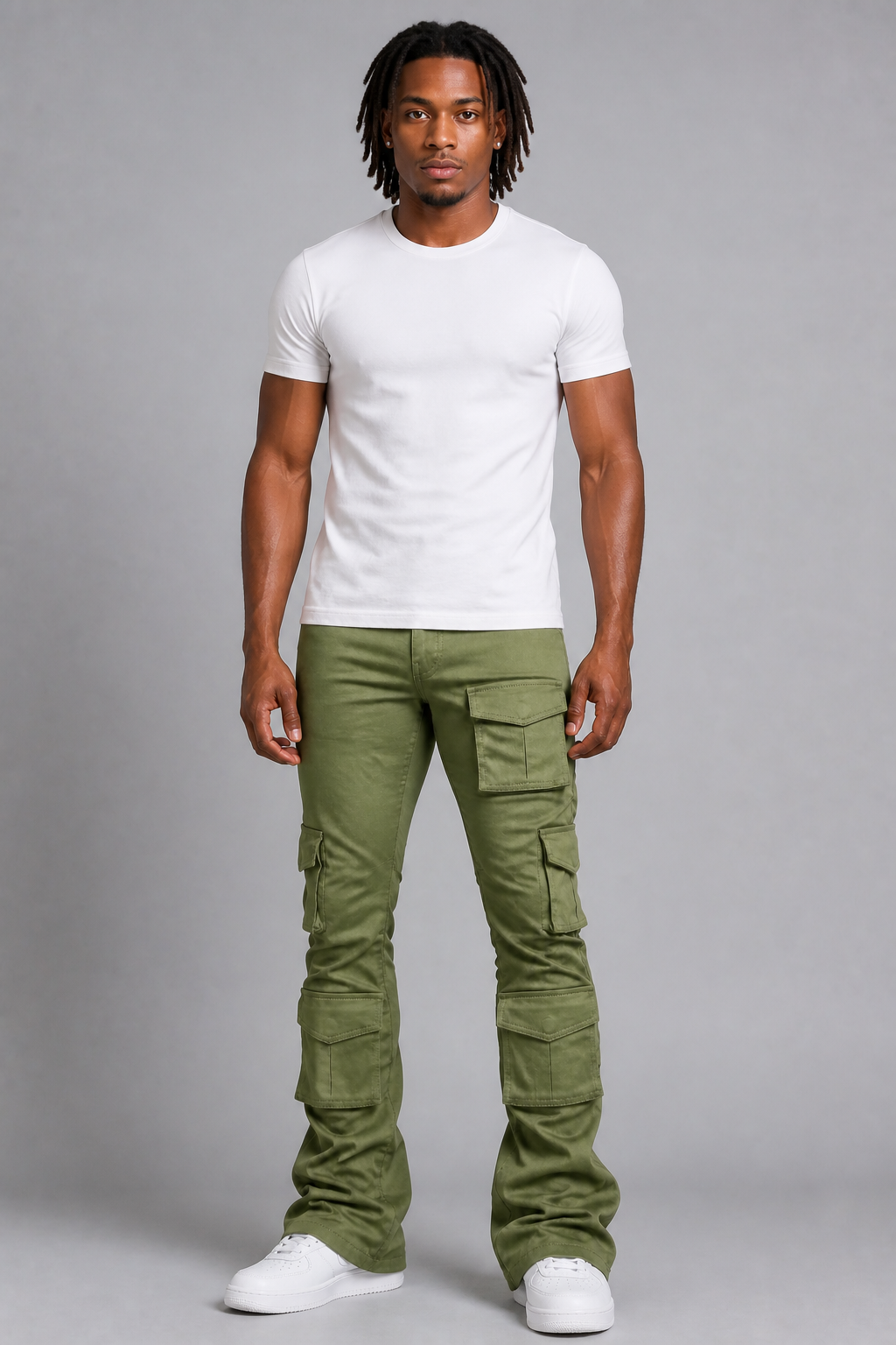 Kindred Stack Utility Cargo Coated jeans
