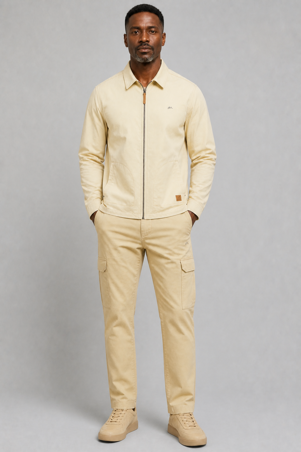 A. Tiziano "Tom" Cargo Pants - Pale Khaki