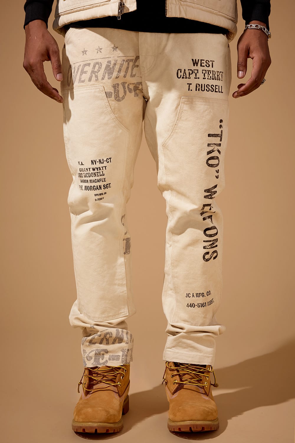 Jordan Craig "Local Dealer" Duck Canvas Carpenter Pants - Natural