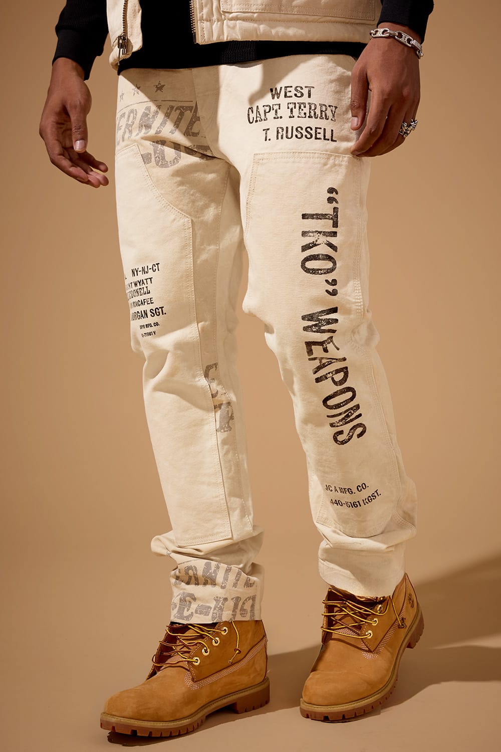 Jordan Craig "Local Dealer" Duck Canvas Carpenter Pants - Natural