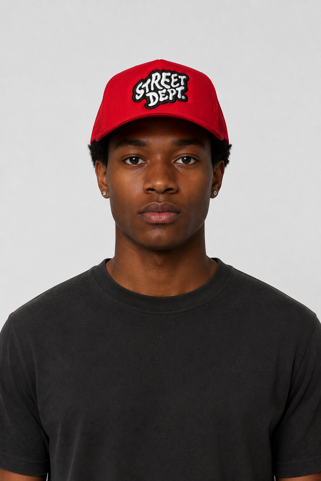 Street Dept Wavy Print Trucker Hat