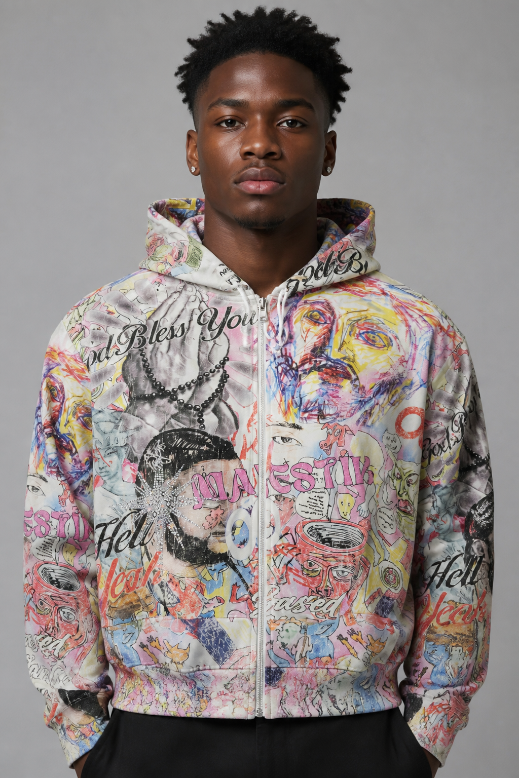 Majestik Hoodie - Cream
