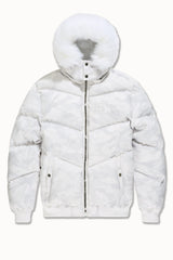 See You In Paradise "The Wild One" Puffer Leather Jacket